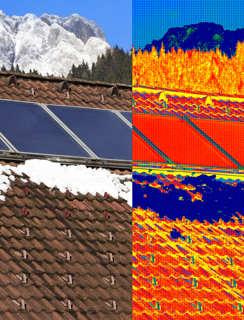 Ispezioni termografiche e termografiche da drone
