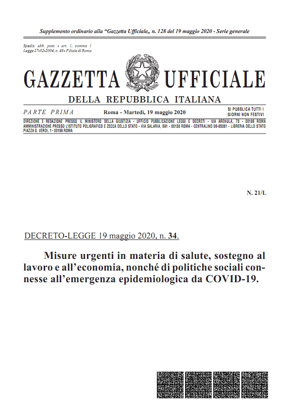Decreto Rilancio 2020