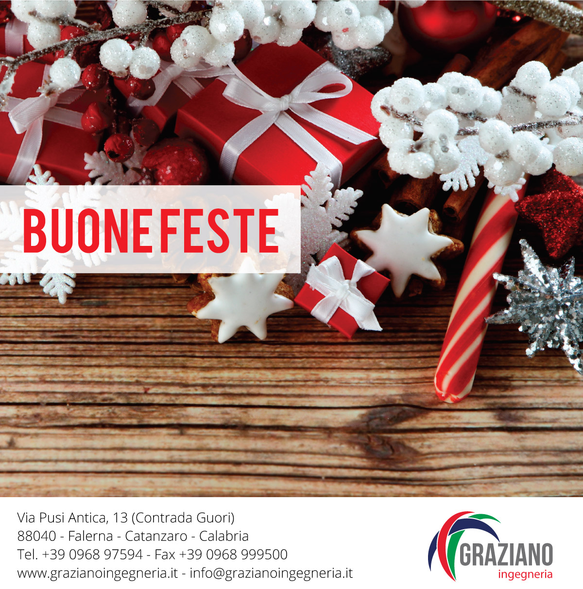 Buone Feste dalla Graziano Ingegneria